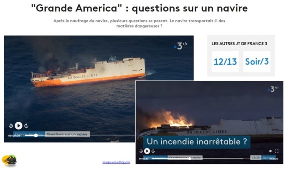 Réponses de Navigau Consulting aux questions des journalistes de FRANCE télévisions.