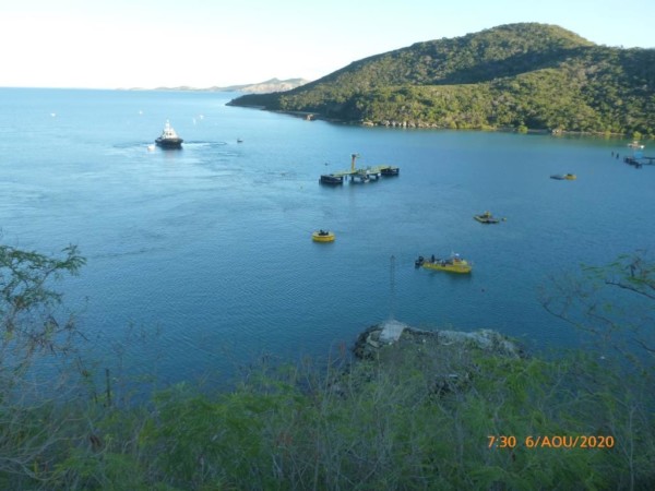 Image 2 du projet Réalisation de la partie mouillage sur coffre pour navire LPG en Baie des Dames.